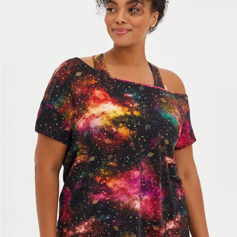 Torrid Off-Shoulder Active Tee